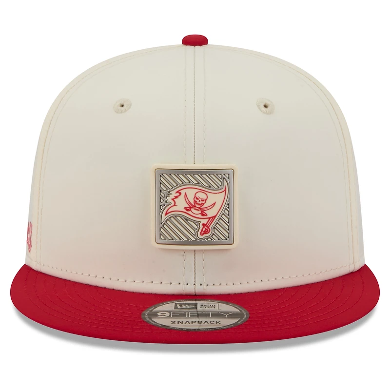 Men's New Era  Cream/Red Tampa Bay Buccaneers 2026 NFL Training Camp 9FIFTY Snapback Hat
