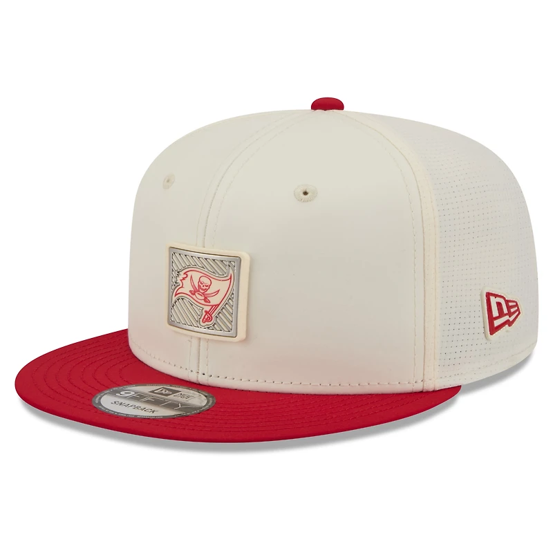 Men's New Era  Cream/Red Tampa Bay Buccaneers 2026 NFL Training Camp 9FIFTY Snapback Hat