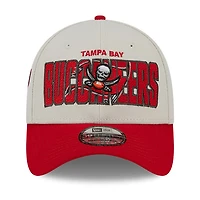Men's New Era  Cream Tampa Bay Buccaneers 2023 NFL Draft 39THIRTY Flex Hat