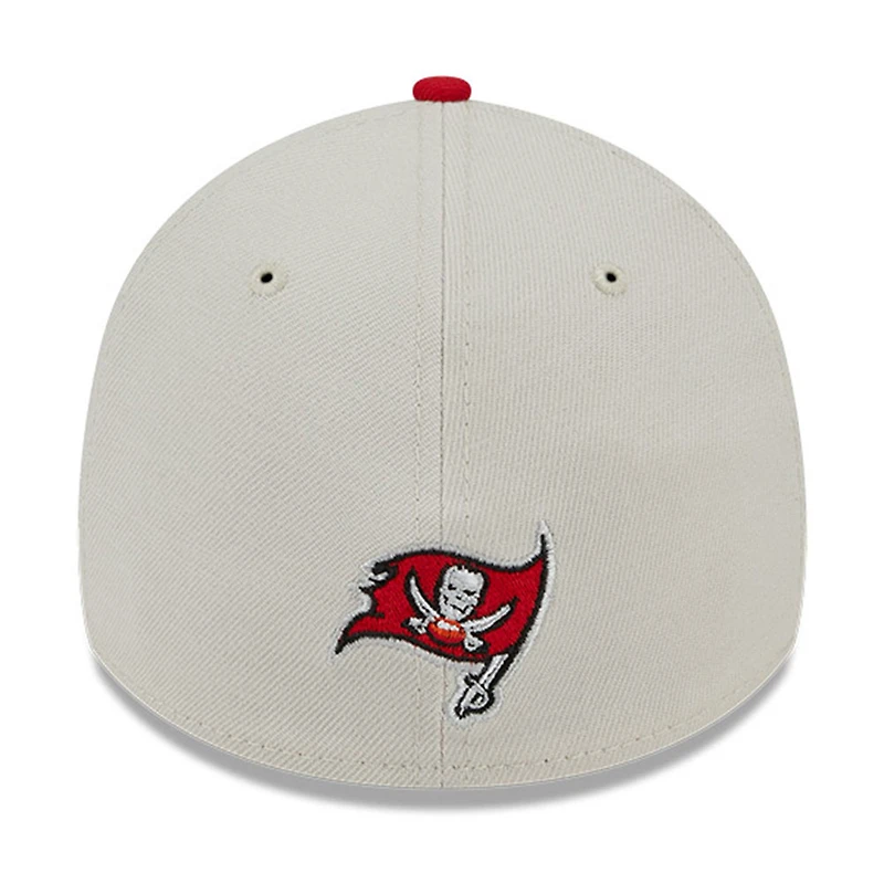 Casquette New Era Flex crème Tampa Bay Buccaneers 2023 NFL Draft 39THIRTY pour homme