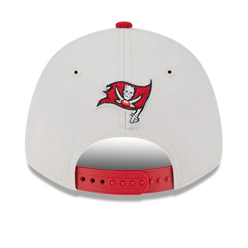 Men's New Era Cream Tampa Bay Buccaneers 2023 NFL Draft 9FORTY Adjustable Snapback Hat