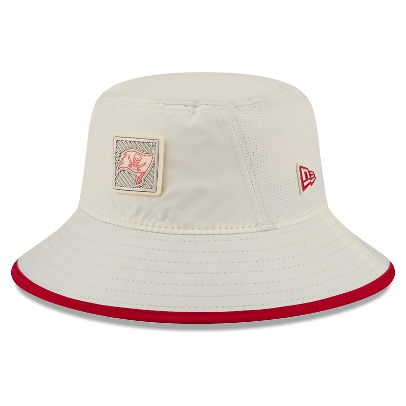 Men's New Era  Cream Tampa Bay Buccaneers 2026 NFL Training Camp Sport Bucket Hat
