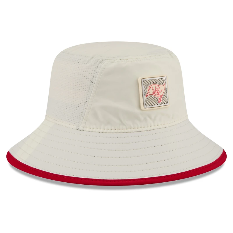 Men's New Era  Cream Tampa Bay Buccaneers 2026 NFL Training Camp Sport Bucket Hat