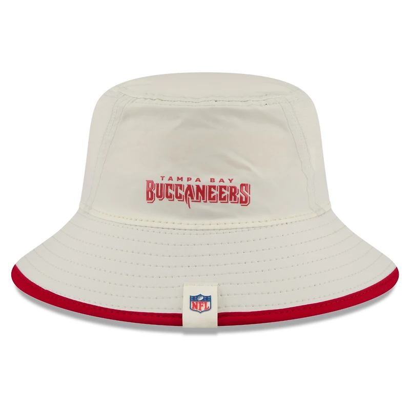 Men's New Era  Cream Tampa Bay Buccaneers 2026 NFL Training Camp Sport Bucket Hat