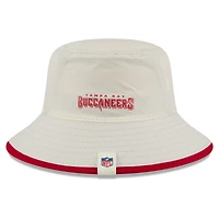 Men's New Era  Cream Tampa Bay Buccaneers 2026 NFL Training Camp Sport Bucket Hat