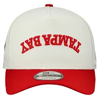 Casquette snapback New Era crème Tampa Bay Buccaneers Upside Down 9FIFTY pour homme