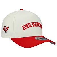 Casquette snapback New Era crème Tampa Bay Buccaneers Upside Down 9FIFTY pour homme
