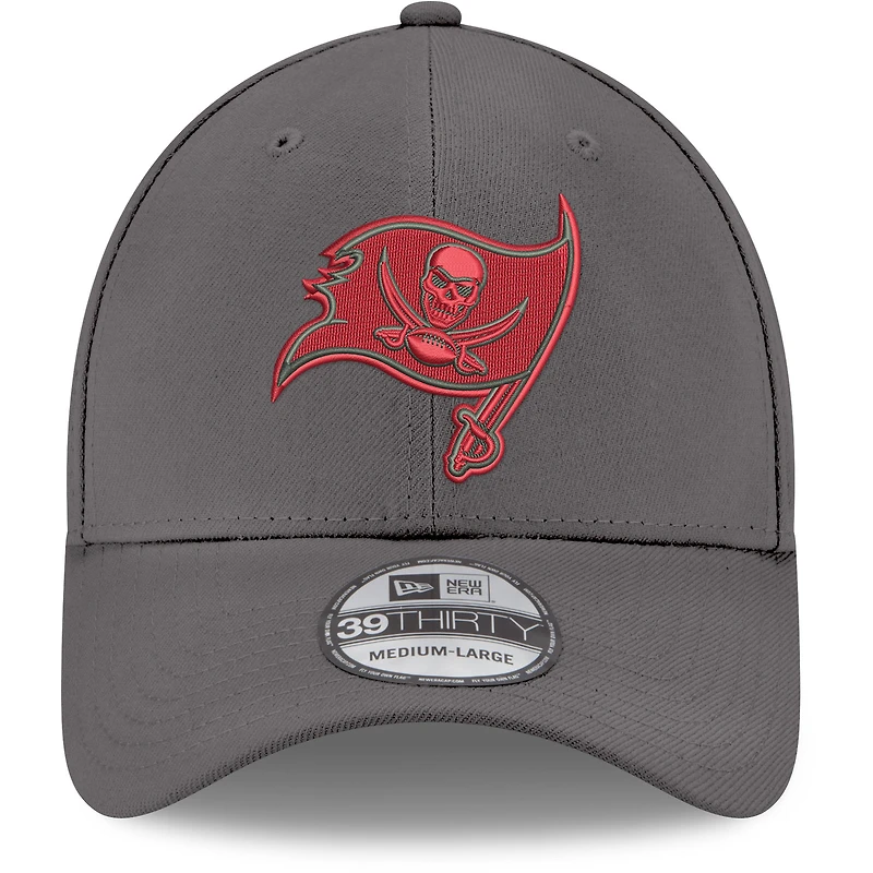 Casquette Flex 39THIRTY Storm Graphite Tampa Bay Buccaneers New Era pour homme
