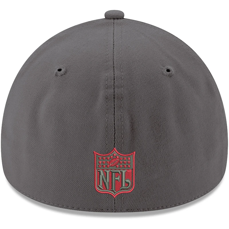 Casquette Flex 39THIRTY Storm Graphite Tampa Bay Buccaneers New Era pour homme