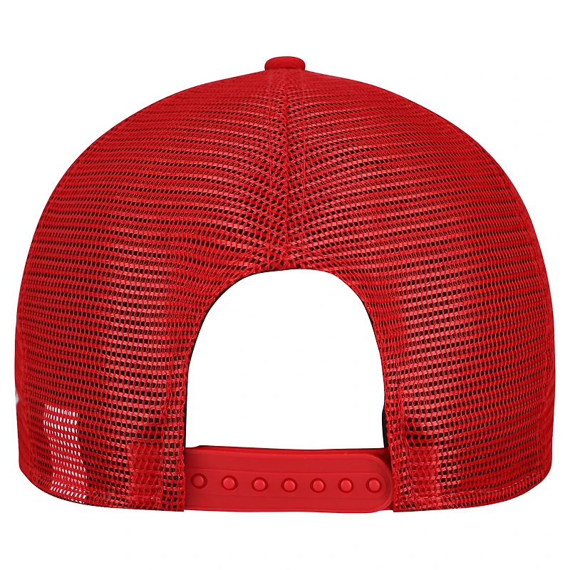 Casquette snapback 9FIFTY grise/rouge à panneaux fendus en liège des Tampa Bay Buccaneers de New Era pour homme