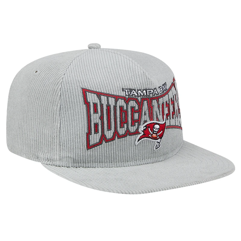 Casquette ajustable en velours côtelé Tampa Bay Buccaneers de New Era pour homme