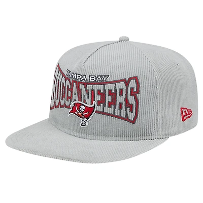 Casquette ajustable en velours côtelé Tampa Bay Buccaneers de New Era pour homme