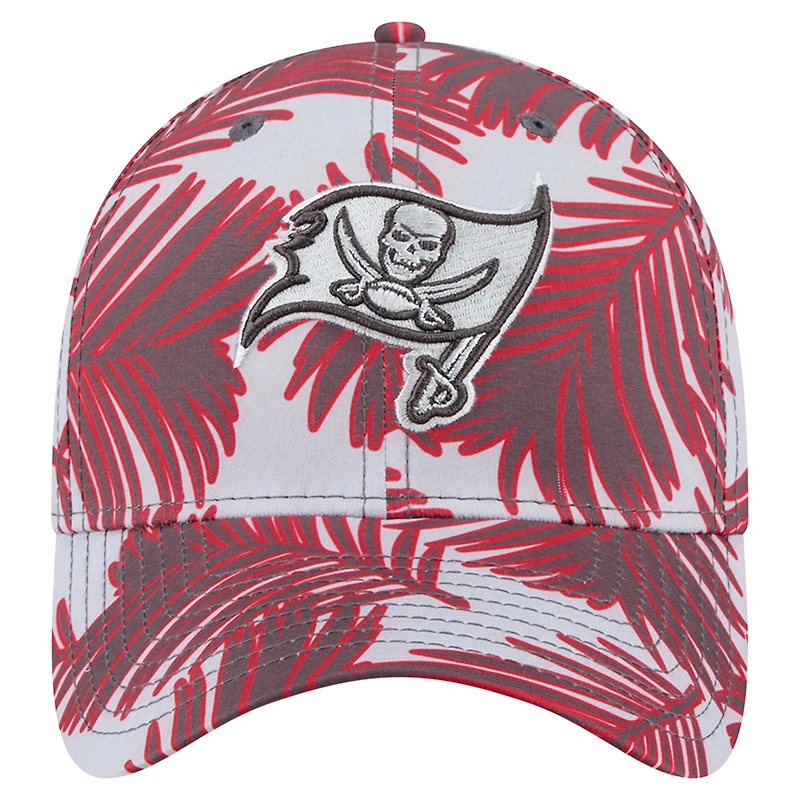 Casquette 39THIRTY Flex Palms des Buccaneers de Tampa Bay pour homme New Era gris