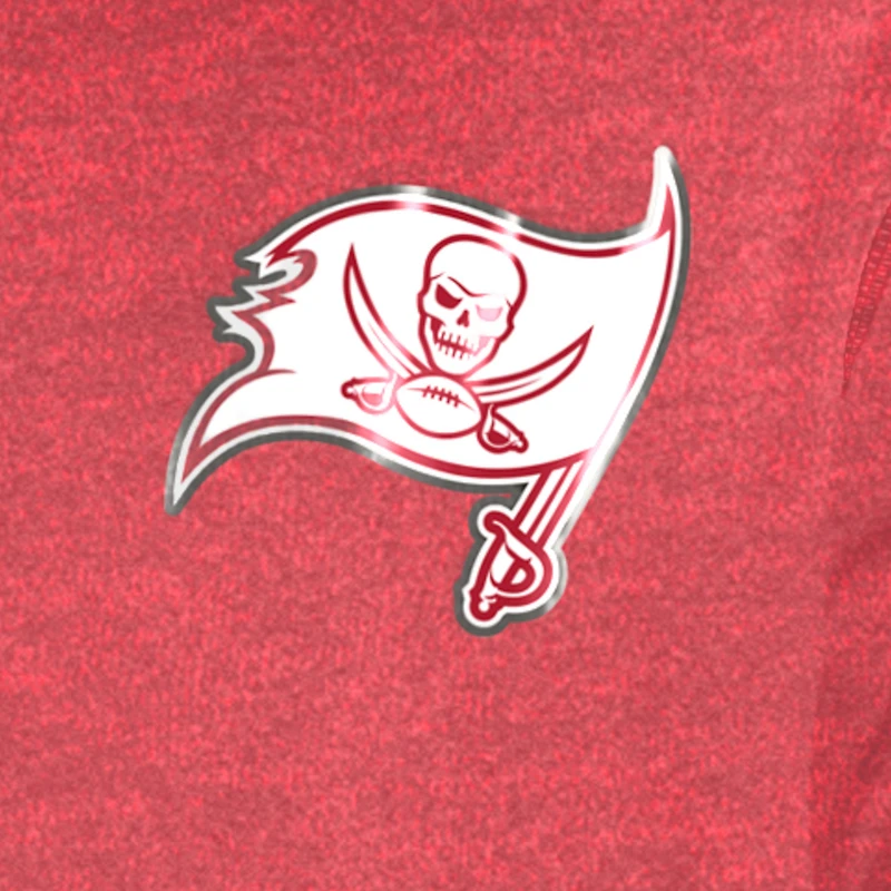 Men's New Era Heather Red Tampa Bay Buccaneers 2024 NFL Training Camp T-Shirt