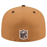 Men's New Era  Light Brown/Dark Brown Tampa Bay Buccaneers Two-Tone Walnut 59FIFTY Fitted Hat