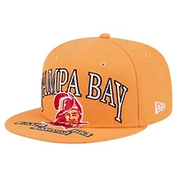 Casquette ajustée surdimensionnée 59FIFTY orange New Era pour homme des Buccaneers de Tampa Bay