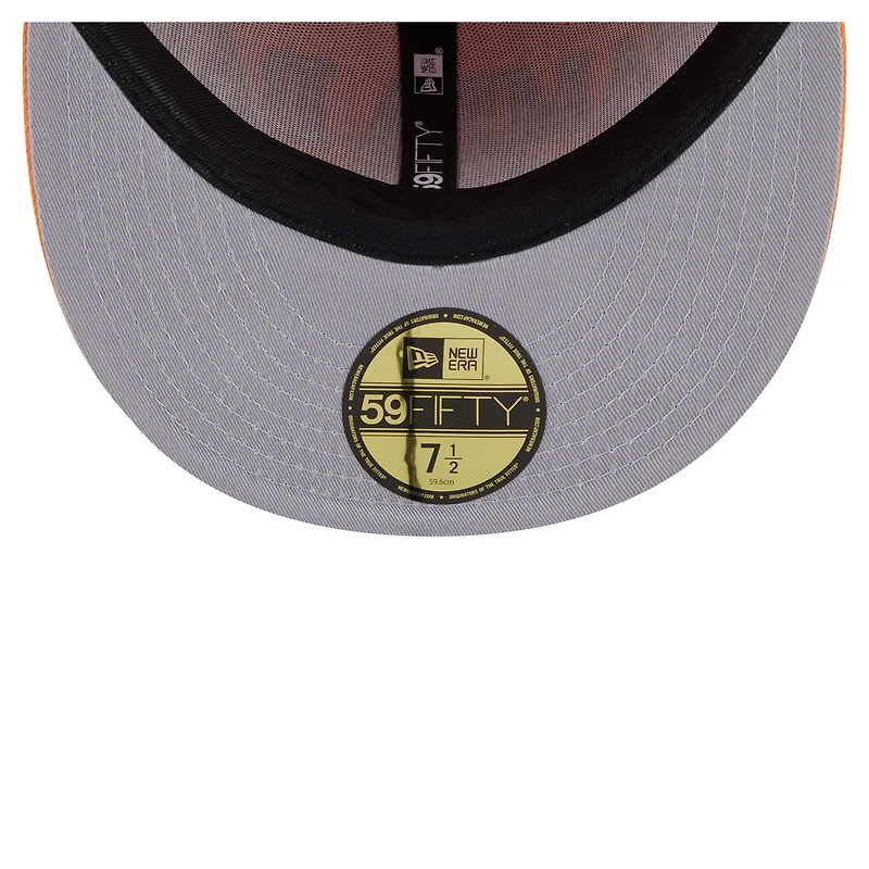 Casquette ajustée surdimensionnée 59FIFTY orange New Era pour homme des Buccaneers de Tampa Bay