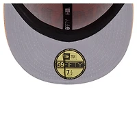 Casquette ajustée surdimensionnée 59FIFTY orange New Era pour homme des Buccaneers de Tampa Bay
