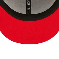 Men's New Era  Pewter/Red Tampa Bay Buccaneers Flipside 2Tone 59FIFTY Fitted Hat