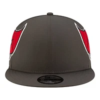 Casquette Snapback 9FIFTY Tampa Bay Buccaneers en étain New Era pour homme