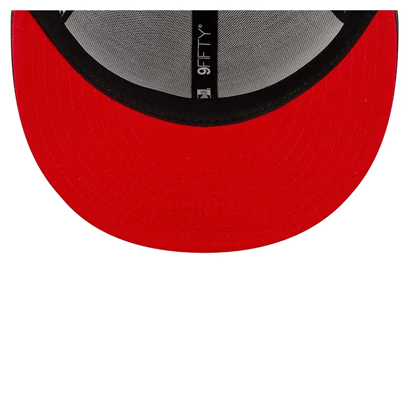 Casquette Snapback 9FIFTY Tampa Bay Buccaneers en étain New Era pour homme