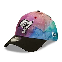 Casquette 39THIRTY Flex pour homme New Era Tampa Bay Buccaneers 2022 Crucial Catch - Rose/noir