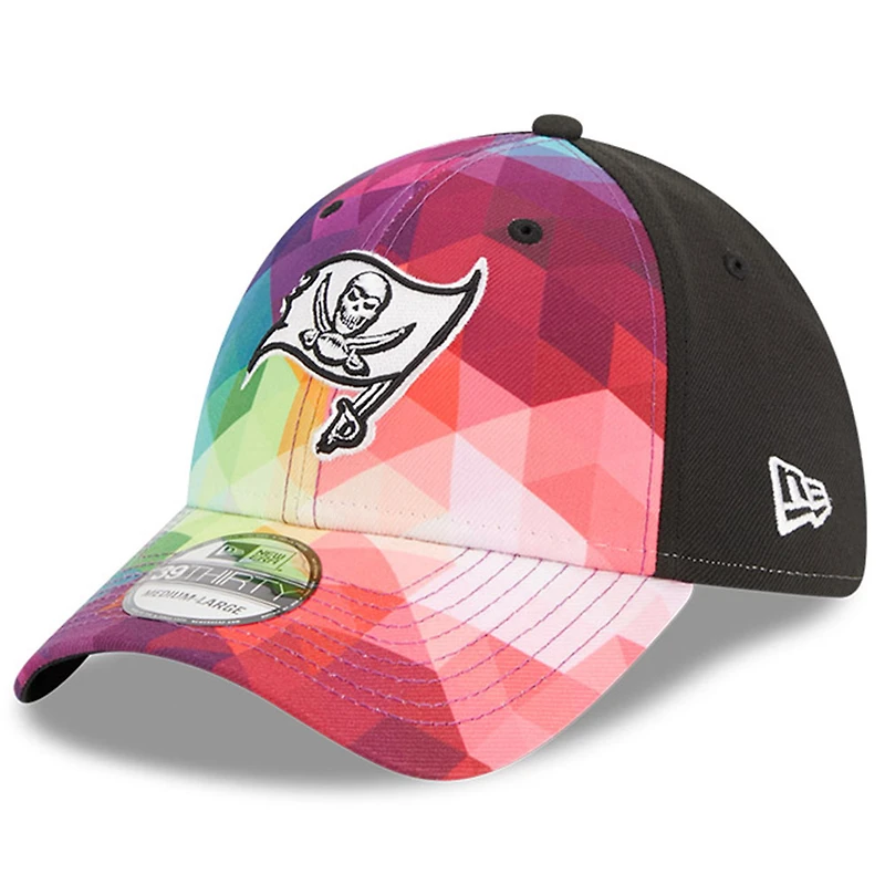 Men's New Era Pink Tampa Bay Buccaneers 2023 NFL Crucial Catch 39THIRTY Flex Hat