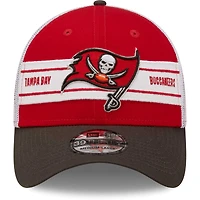 Men's New Era Red/Pewter Tampa Bay Buccaneers Team Banded 39THIRTY - Flex Hat