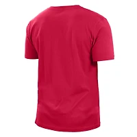 T-shirt New Era pour homme rouge Tampa Bay Buccaneers 2022 Sideline Ink Dye
