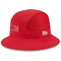 Men's New Era Red Tampa Bay Buccaneers 2025 Sideline  Bucket Hat
