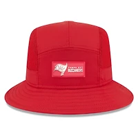 Men's New Era Red Tampa Bay Buccaneers 2025 Sideline  Bucket Hat