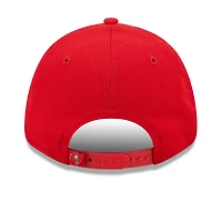 Casquette rouge New Era Tampa Bay Buccaneers pour homme avec cadre en A - 9FORTY Snapback