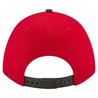 Casquette ajustable New Era rouge Tampa Bay Buccaneers Arch COOLERA 9FORTY A-Frame M-Crown pour homme