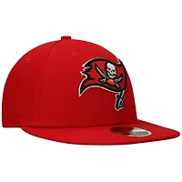 Casquette ajustée 59FIFTY Basic Low Profile des Tampa Bay Buccaneers New Era pour homme, rouge