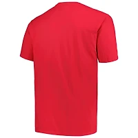 T-shirt rouge New Era Tampa Bay Buccaneers pour hommes, grand et casque, marque historique