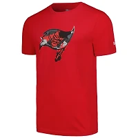 T-shirt rouge avec logo camouflage des Buccaneers de Tampa Bay New Era pour hommes