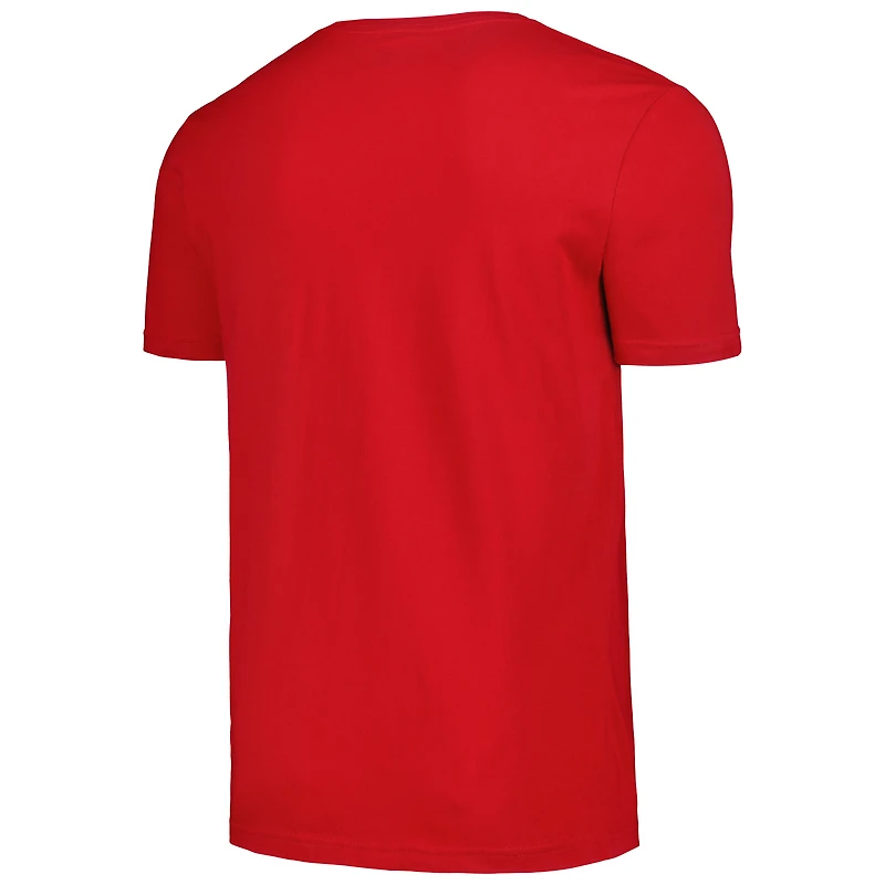 T-shirt rouge avec logo camouflage des Buccaneers de Tampa Bay New Era pour hommes