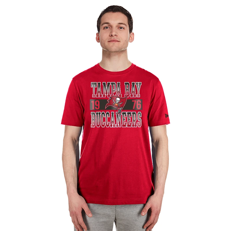 Men's New Era Red Tampa Bay Buccaneers City Team T-Shirt