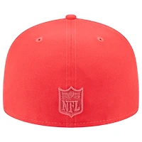 Men's New Era Red Tampa Bay Buccaneers Color Pack Brights 59FIFTY Fitted Hat