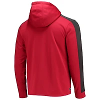 Sweat à capuche Authentic Rise Pullover Tampa Bay Buccaneers New Era pour homme rouge