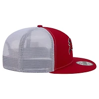 Men's New Era  Red Tampa Bay Buccaneers Core Team 9FIFTY Trucker Snapback Hat