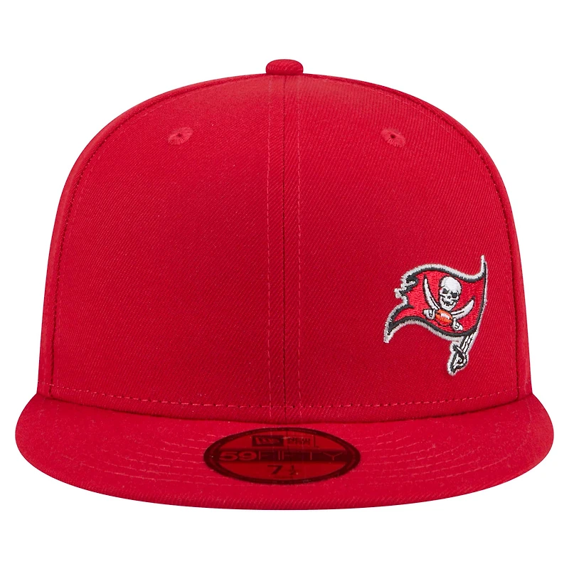 Men's New Era Red Tampa Bay Buccaneers Flawless 59FIFTY Fitted Hat