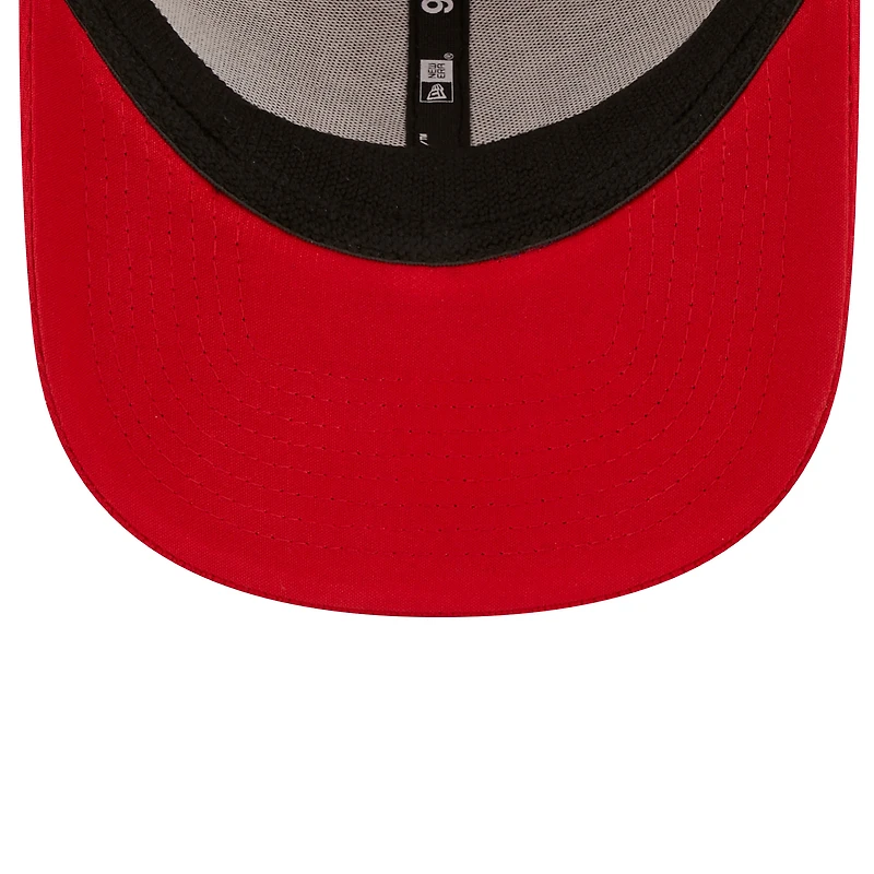 Men's New Era Red Tampa Bay Buccaneers Framed AF 9FORTY Snapback Hat