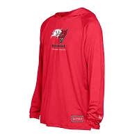Sweat à capuche fonctionnel Fandom des Tampa Bay Buccaneers de New Era pour homme, rouge