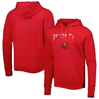 Sweat à capuche rouge Tampa Bay Buccaneers Ink Dye New Era pour homme