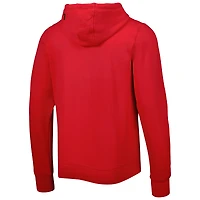 Men's New Era Red Tampa Bay Buccaneers Ink Dye Pullover Hoodie