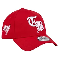 Casquette ajustable Mystic 9FORTY A-Frame rouge Tampa Bay Buccaneers de New Era pour homme