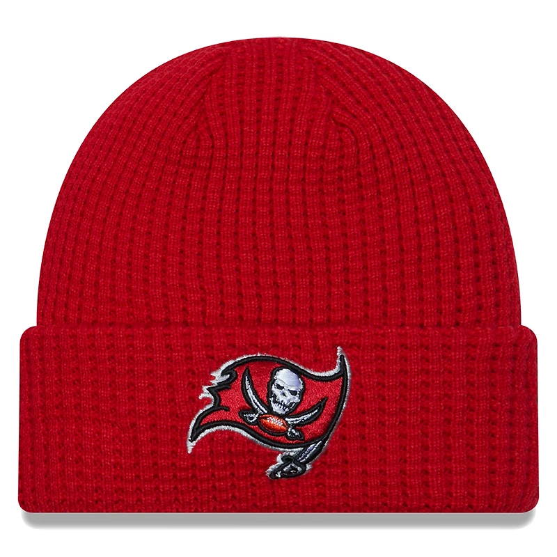 Bonnet en tricot à revers Prime des Buccaneers de Tampa Bay New Era rouge pour hommes