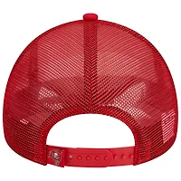 Men's New Era /Red Tampa Bay Buccaneers Stacked A-Frame Trucker 9FORTY Adjustable Hat