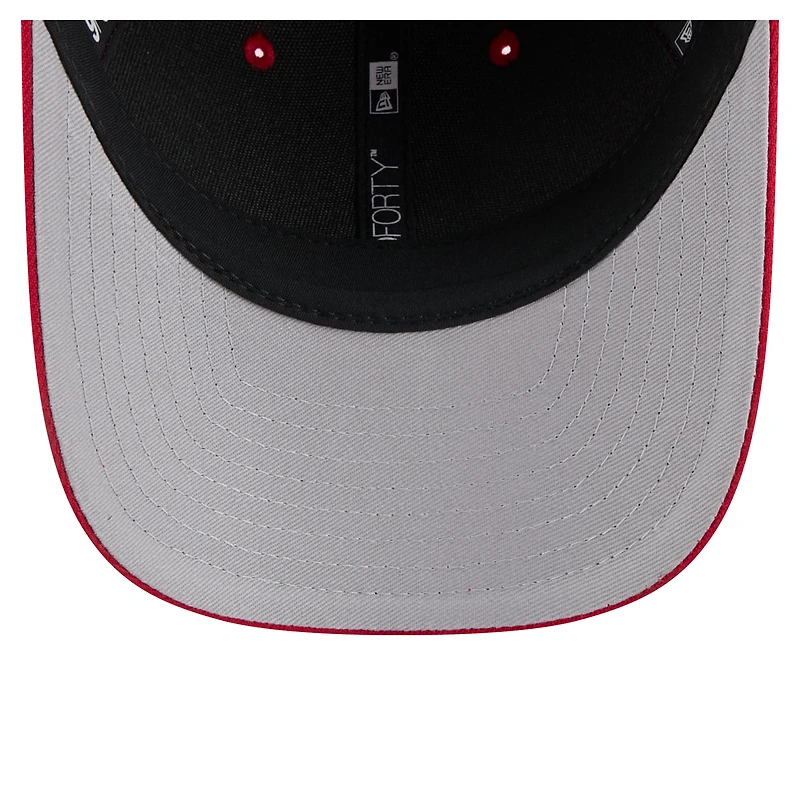 Casquette ajustable 9FORTY M-Crown rouge pour homme, collection Team des Buccaneers de Tampa Bay, New Era